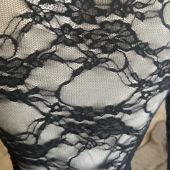 Black Lace body suit nwt n red lace shirt nwt 2 piece - Picture 7 of 10